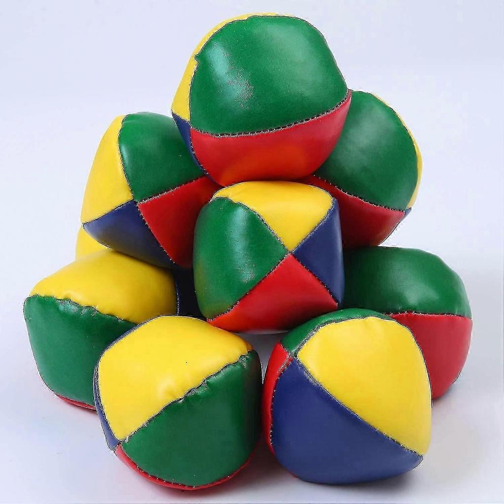 10 Pack Juggling Balls Beginners Juggling Balls Durable And Colorful With A Bag For Juggle Toy Game
