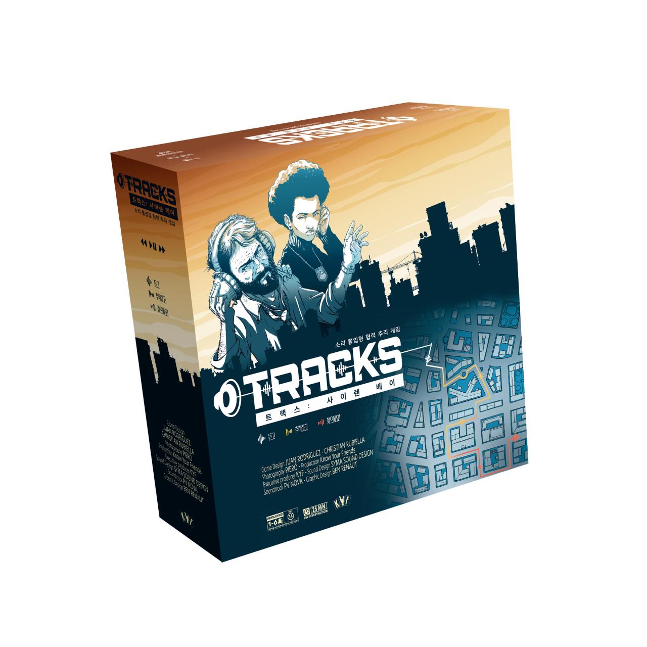 TRACKS: Cooperative Deduction Crime Investigation Board Game (Voice)