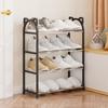 Four Layer Storage Rack Cat's Ears Steamed Cat-Ear Shaped Bread Storage Shoe Rack Multi-Layer Assembly Household Shoe Rack Shoe