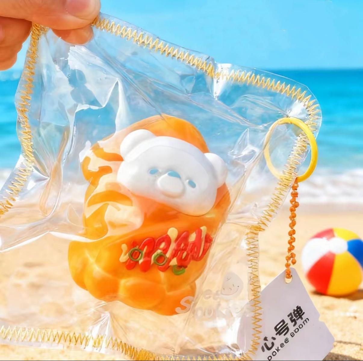 

Squeeze Toy Fun Silicone Island Style Series Pinch Seafood Decompression Slow Rebound Toy Fidget Sensory Toy For Anxiety & Focus