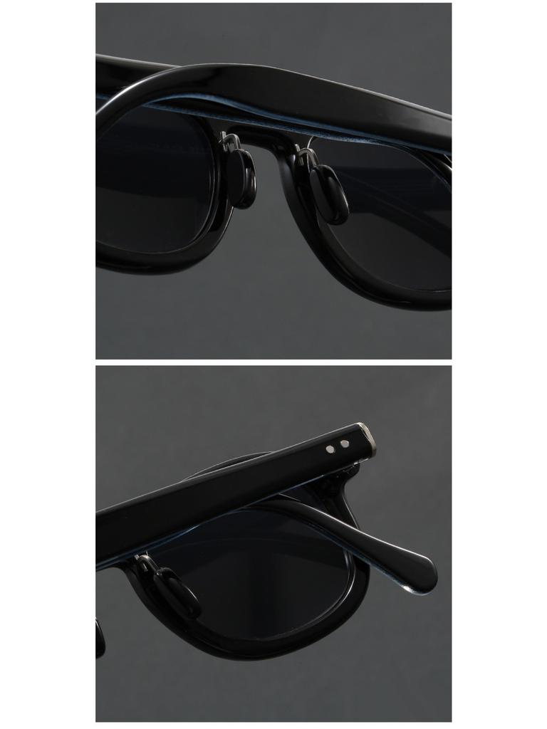 Retro Square Sunglasses Propionate Pin Durable Men and Women Same Fashion Glasses