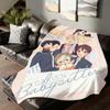 Anime Cute School Babysitters Blanket Soft and Skin Friendly For Couch Bed Napping Bedspread All Seasons Comforter