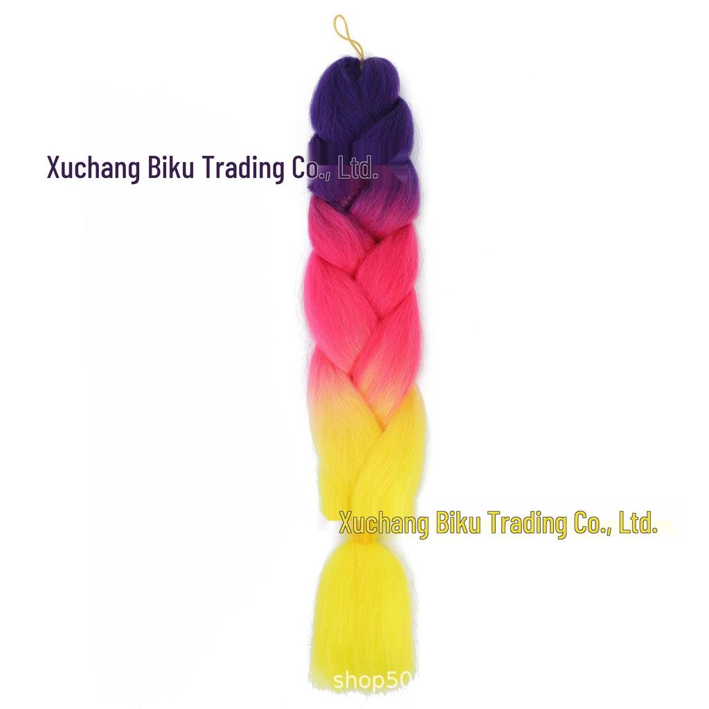 Three, Four, Five-Color Gradient High-Temp Fiber Jumbo Braid Material