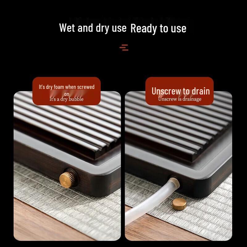 YIHUTEA Jingan Bamboo Drainage Tea Tray