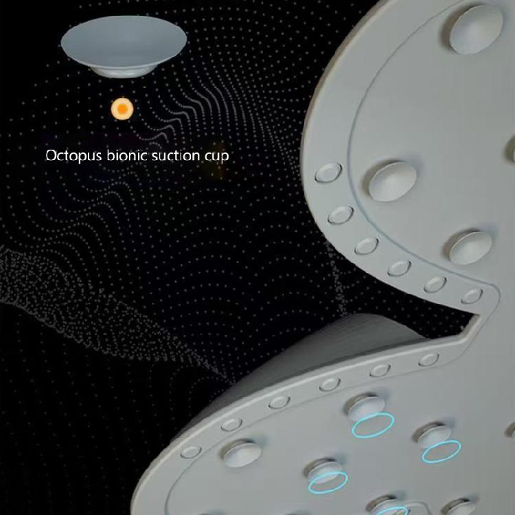 Badezimmermatte Badezimmer-Sicherheitsmatte Silikon Peeling Duschmatte Mit Süßem Hasendesign Für Fußgesundheit 30cm