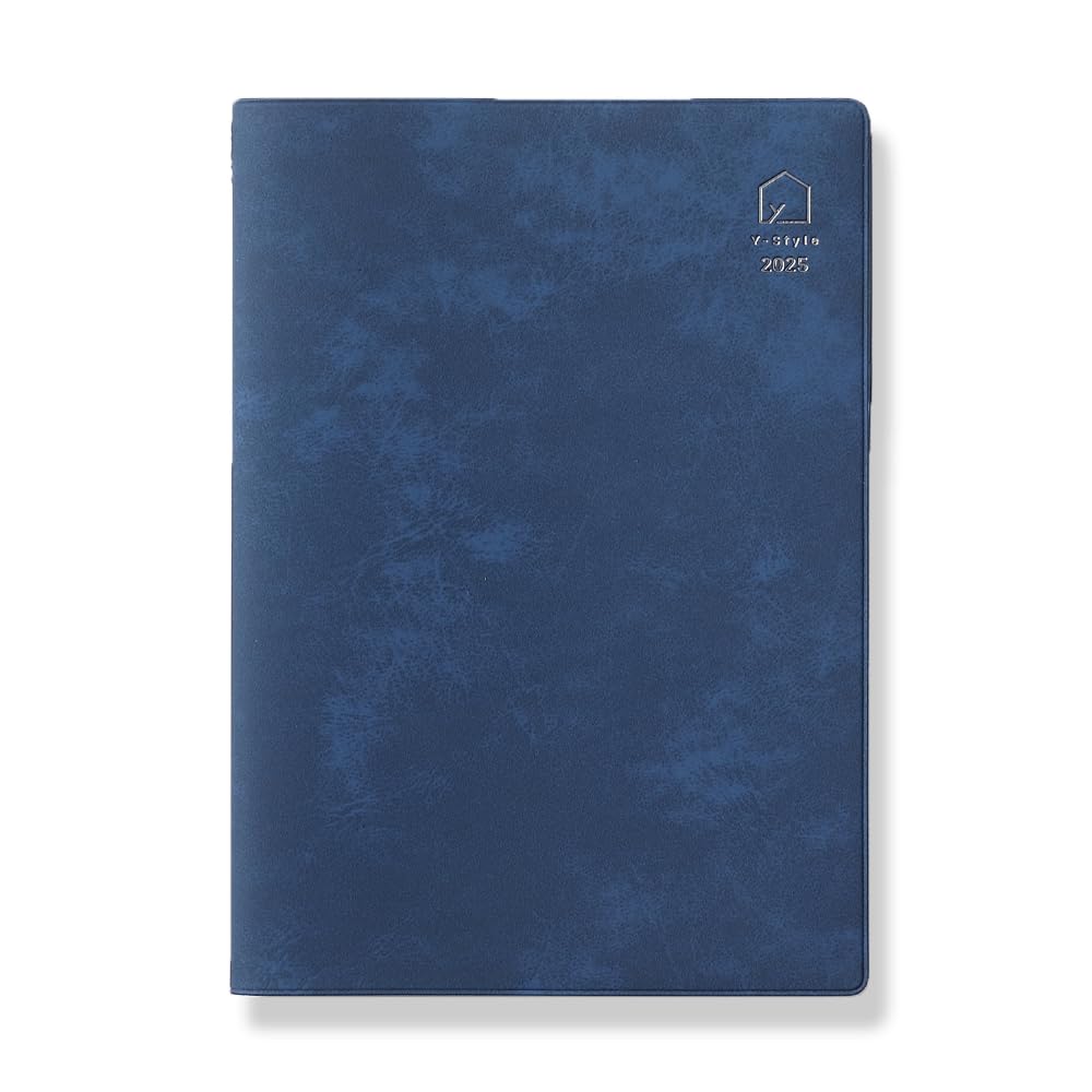 Y-Style Working Mother's Planner, 2025, Starting In January and Ending In March, B6 Size, Family, Weekly, To-Do Schedule (Ocean Navy)