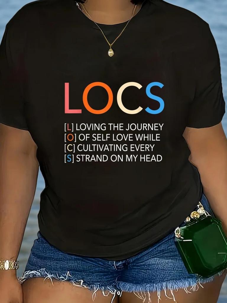 Women's & Men's 100% Cotton Inspirational Verse T-Shirt - LOCs Verse Print (Love,, Cultivate, Stand)