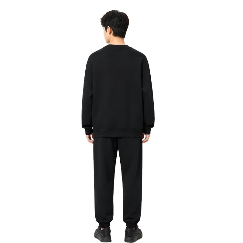 Li-Ning Sweatshirt Sets Men's Crew Neck Moderate