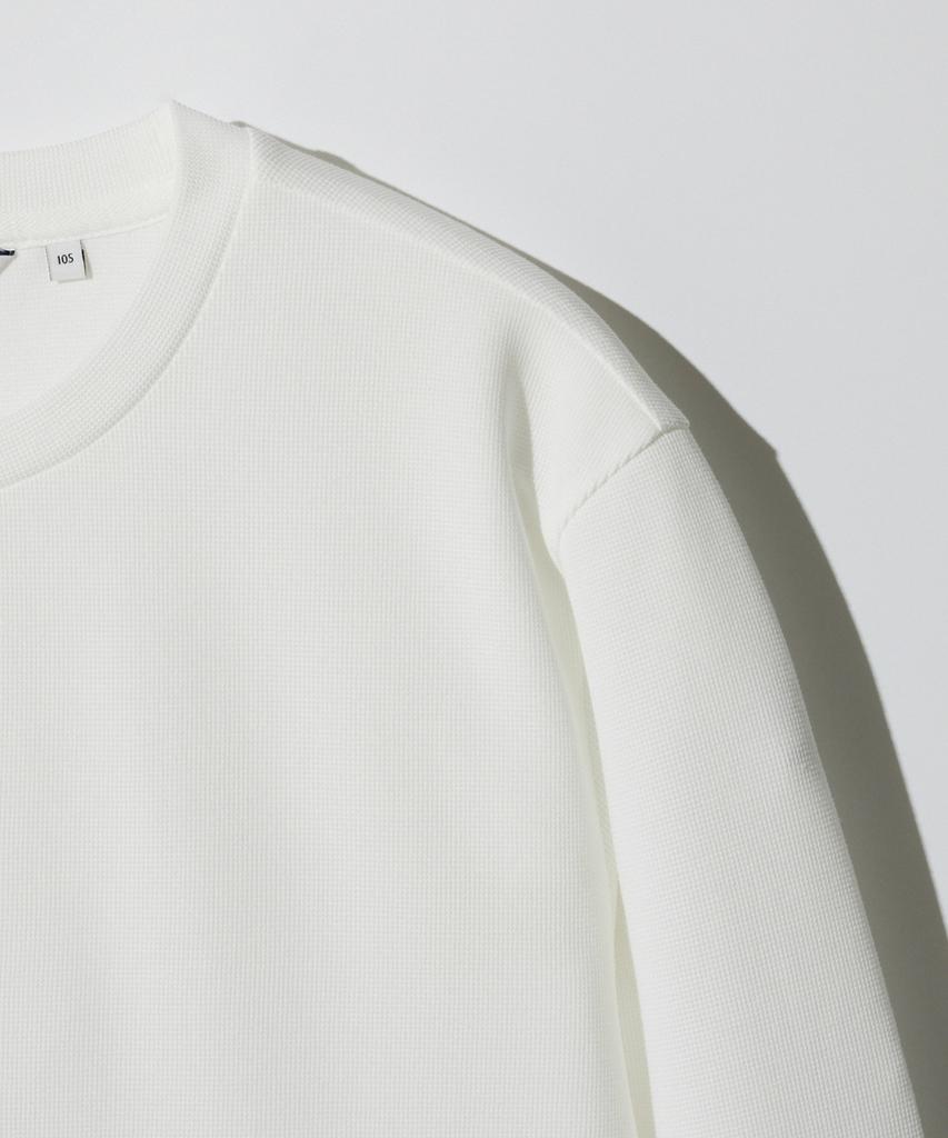 STCO Diems Ripple Knit Round T-Shirt_White (Classic Fit)_Dtsxz01Csw