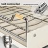 Stainless Steel Pull-Out Cabinet Dish & Plate Rack