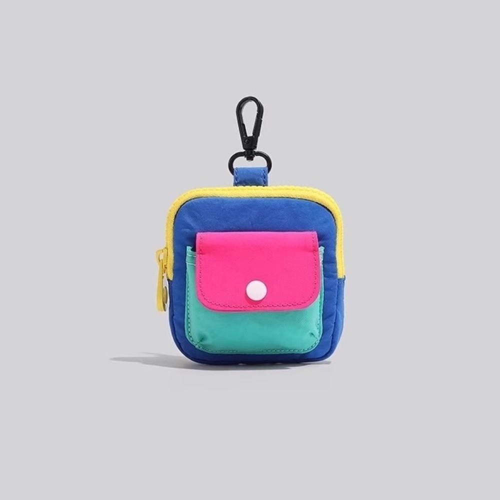 Stylish Portable Storage Bag Portable Zipper Earphone Case Compact Small Hanging Bag  Daily
