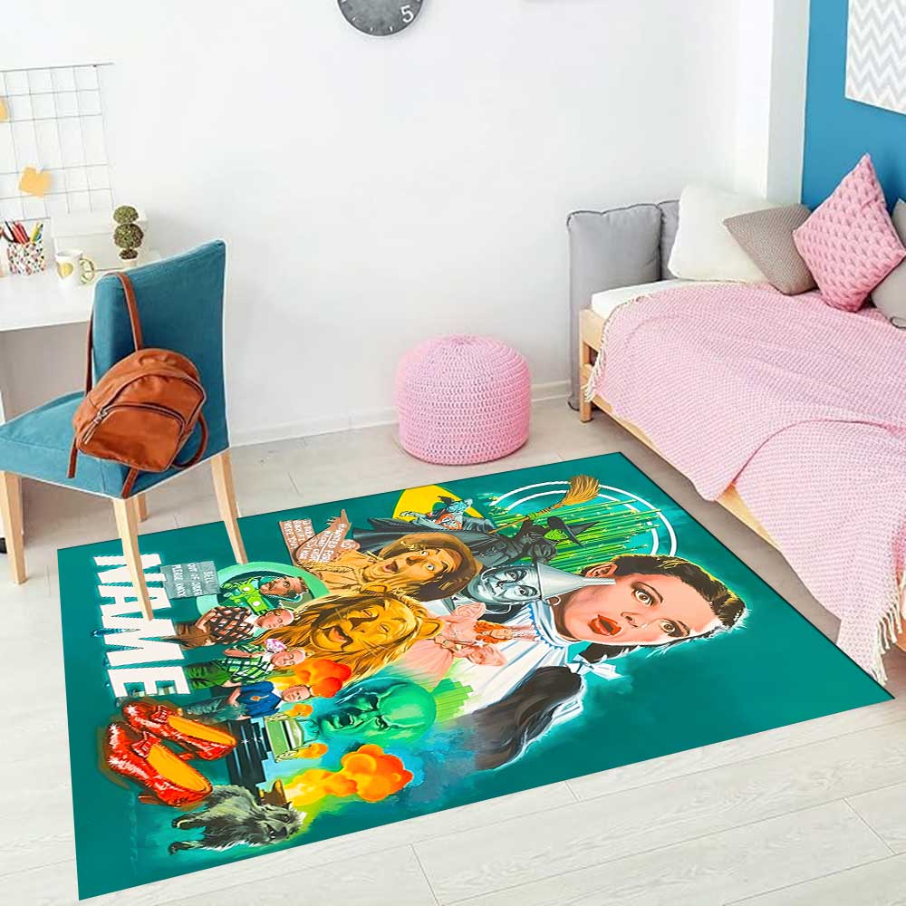 Warner Bros. Lavori (23) Personalizza il tuo tappeto con nome, cuscino per sedia da ufficio, regalo per camera da letto, soggiorno di casa.