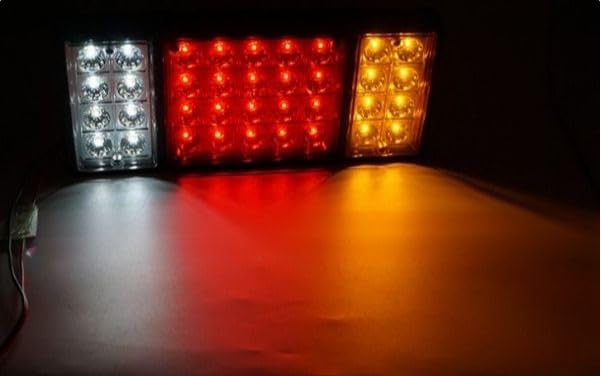 Bubulu 12V LED Universal Tail Lens Set Truck Canter Canter Guts Atlas Toyoace