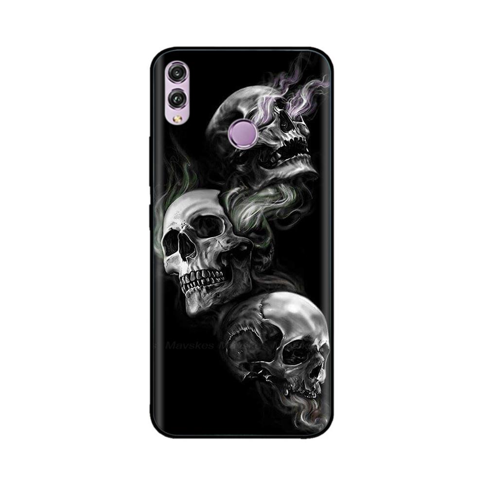 For Huawei Honor 8X Case Silicon Soft TPU Cartoon Painted Back Cover Phone Case for Huawei Honor 8X 8 X Honor8x Cases Bumper
