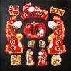 Magnetic 2026 Chinese Spring Festival Couplets Good Luck New Year Door Stickers  Traditional Decor
