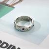LATS Gold CopperColor Moon Star Stacking Band Ring Fashion Jewelry Trendy Best Friend Gift Accessories