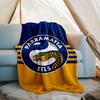 1pc Football Team (22) Theme Blanket - Digital Print, Polyester, Cozy for All Seasons, Perfect for Outdoor, Camping, and Travel