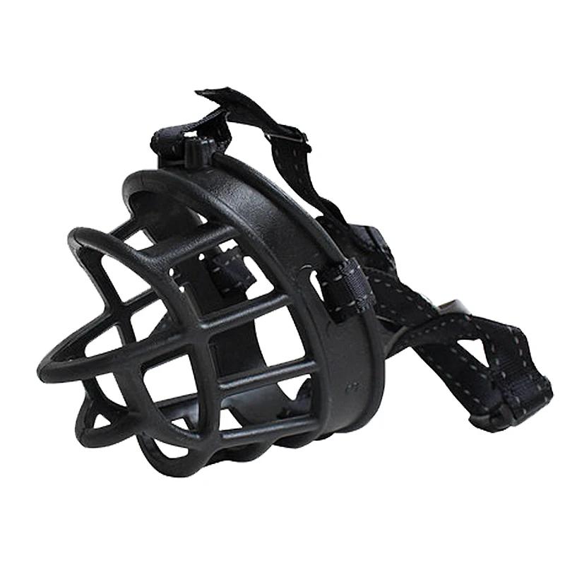 

Регулируемый намордник для собаки, мягкая силиконовая дышащая сетка, прочная корзина, маленькие и большие намордники для рта собаки, аксессуары для дрессировки домашних животных S