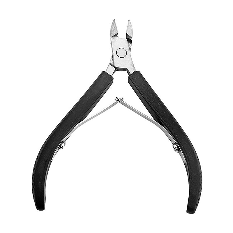 

Professional Fingernail Toenail Cuticle Nipper Trimming Stainless Steel Nail Clipper Cutter Cuticle Scissor Plier Manicure Tool чёрный