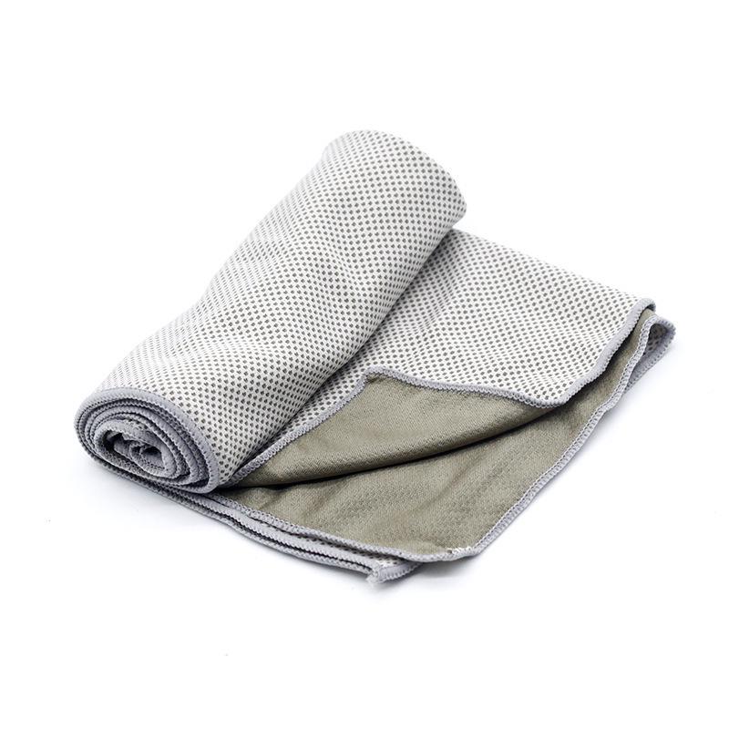 Cross-Border Cooling Ice Silk Sports Towel - Customizable Cold Towel for Fitness