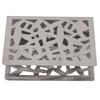 Napkin Holder Stainless Steel Metal Frosted Vertical Tissue Holder Home Office Dining Table