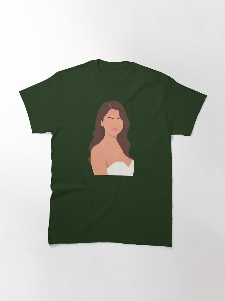 Selena Gomez Lineless Illustration Classic T-Shirt