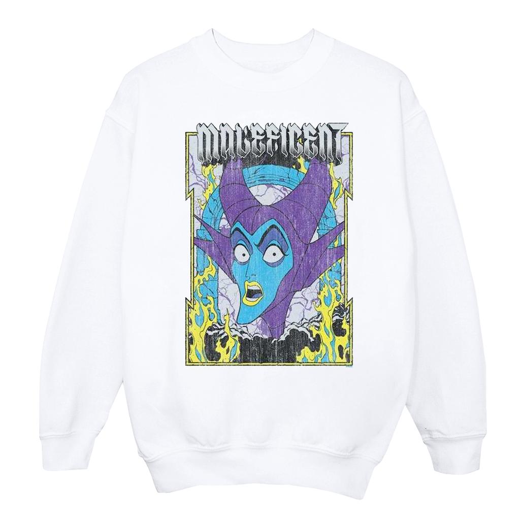 Disney Womens/Ladies Maleficent Poster Sweatshirt