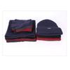 Three-piece Set Neck Warmer Knitted Fleece Scarf Winter Warm Hat Scarf Gloves Set Beanie Cap
