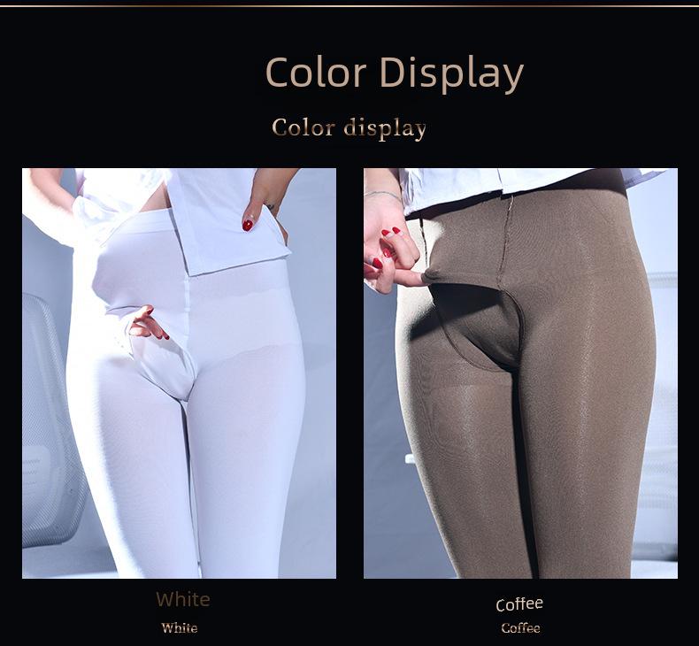 Qinghe Men's 200D Double Crotch Velvet Tights - Autumn/Winter