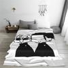 Gojo Satoru und Geto Suguru Decke Superweiche Fleece Sofa Überwurfdecke für Couch Bettwäsche Büro Überwürfe Tagesdecke Quilt