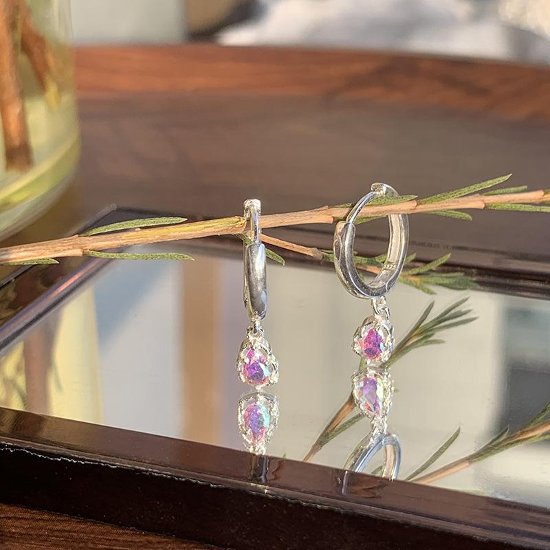 

Серьги-пряжки Symphony Water Drop Femininity Korean Version Персонализированные серьги Commuter Niche Light Luxury Earrings