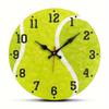 Wooden Wall Clock, Tennis Ball Design Wall Clock, Silent Clock, For Living Room Bedroom, Room Decor, Home Décor, Kitchen, Offic