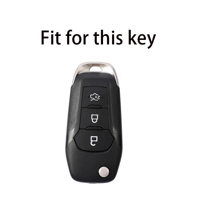 For Ford Focus 3 4 St Mondeo 5 Mk5 Mustang F-150 Explorer Edge Fiesta Kuga Mk3 4 Tpu Car Remote Key Case Cover Holder