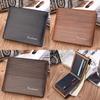 Stylish New Men's Wallet Slim Korean Design With Multiple Card Slots In Pu Leather