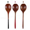 Head Eco-friendly Coffee Teaspoon Wood Handle Kitchen Wooden Spoon Soup Spoon Utensils Tableware