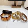Irregular Chunky Bangles Wide Women Bangles New Acrylic Bracelets  Gifts