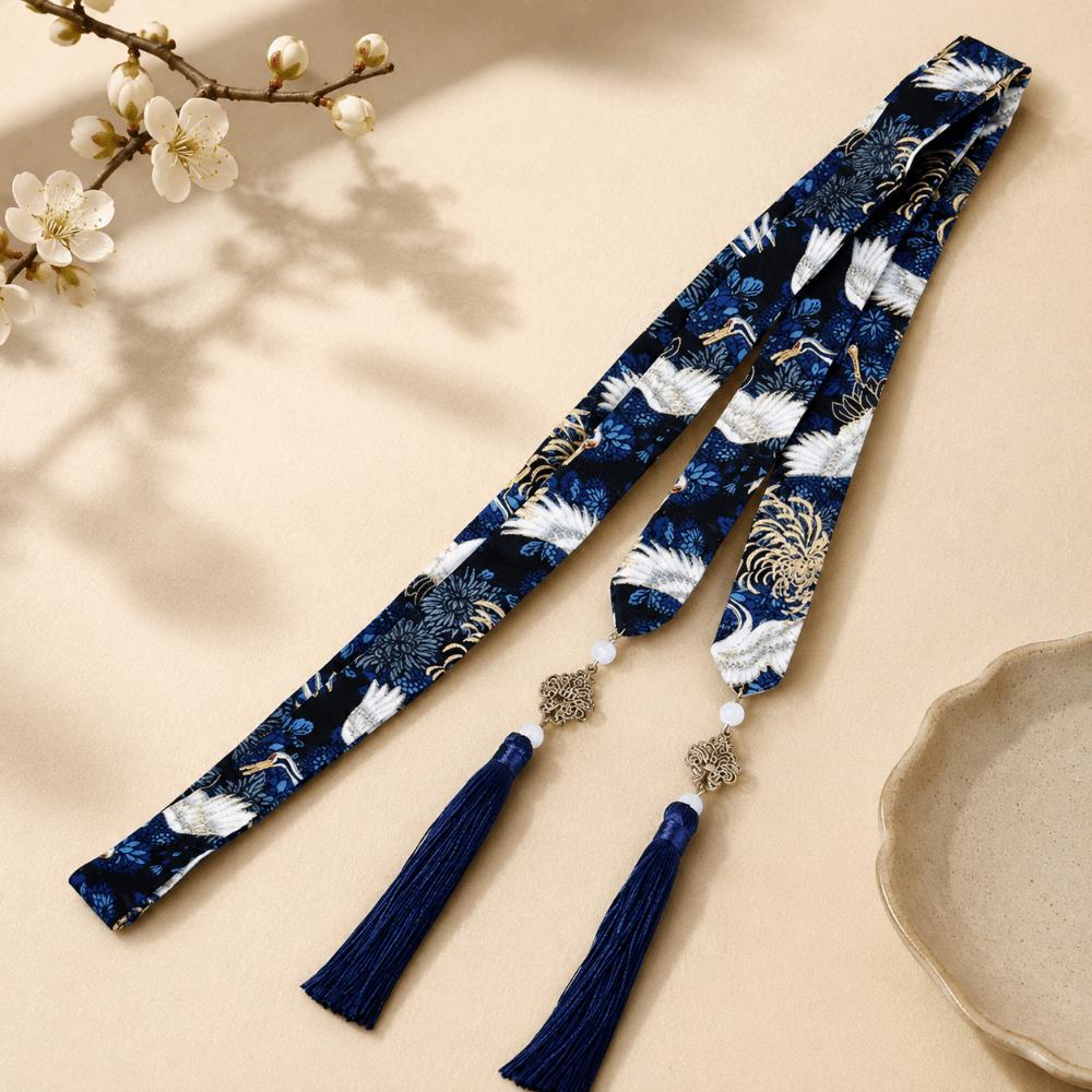 Chinese Hanfu Hair Bands Long Hair Straps Retro Style Hair Ribbons Hair Ornament Braided Hair