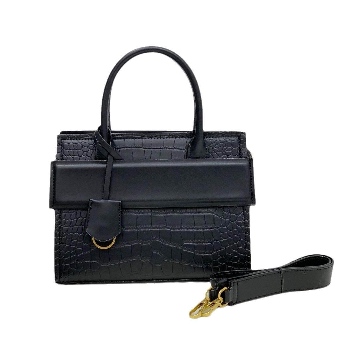 

Сумка в стиле ретро с тисненым крокодиловым узором Niche Cross-border Женская сумка с каменным узором на одно плечо через плечо