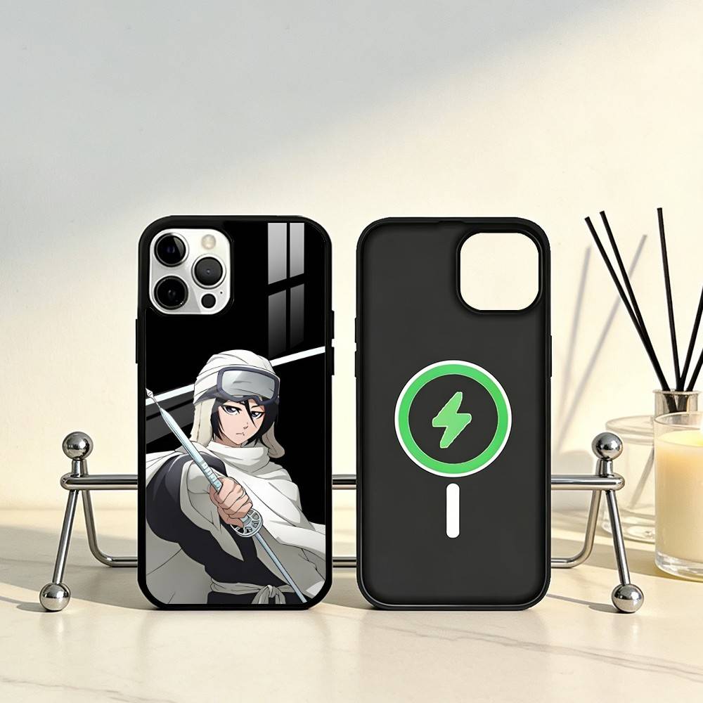 

R-Rukia Anime K-KuchikiS Phone Case For iPhone17,16,15,14,13,12,11 Plus,Pro Max Magnetic For Magsafe Wireless Charging iPhone16PROMAX