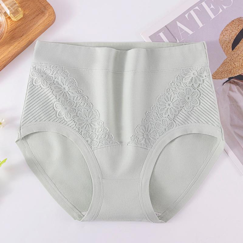 High Waist Cotton Briefs for Middle-aged & Elderly Women - Breathable, Comfortable, Hip Lifting & Abdomen Support.