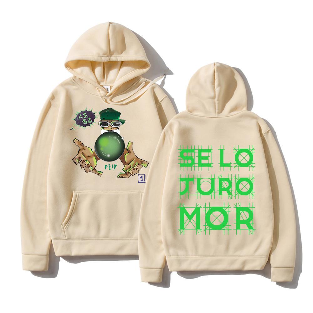 Rapper Feid Se Lo Juro Mor New Hoodie 2025 Feid Ferxxo Men/women Hoodies Harajuku Winter Clothes Pullover Sweatshirt Vintage
