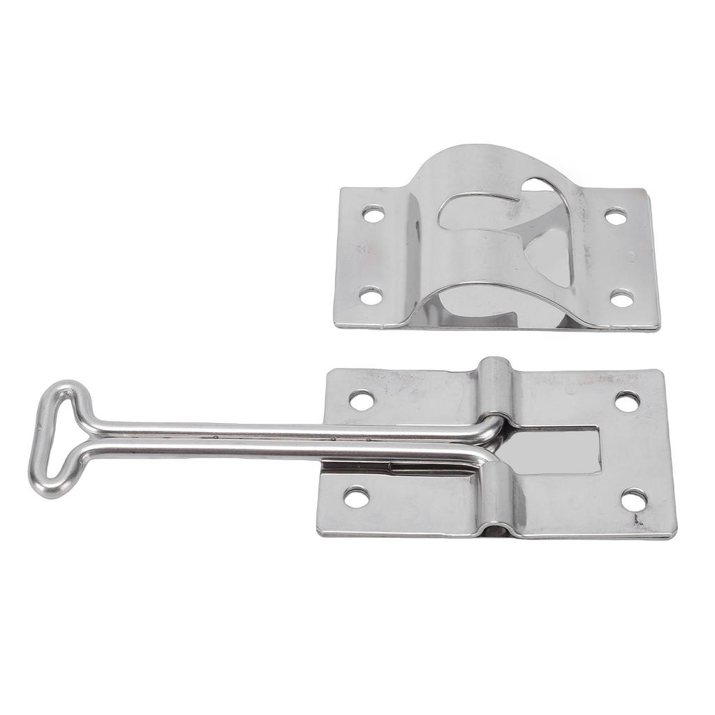 RV Door Holder Stainless Steel T Trailer Door Holder Catch for Trailers Camping Vehicle Trucks