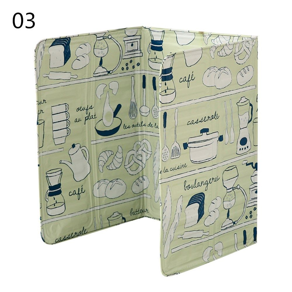Splatter Shield Heat Insulation Protector Oil Splash Guard Oil Splash Proof Baffle Oil Splatter Screens Aluminium Foil Plate