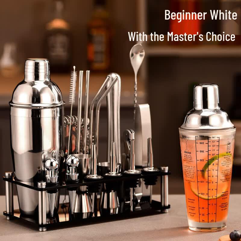 UOSO Stainless Steel Cocktail Shaker Set