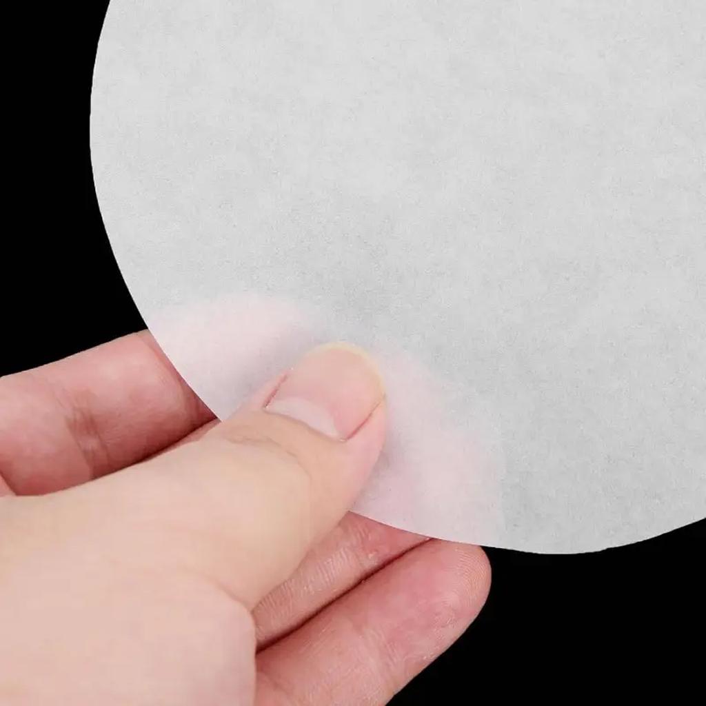 500pcs White Leak Proof Cup Lid Circular Sealing Paper Pad Anti Overflow Paper Suitable For Plastic Beverage Milk Tea Coffee Bev