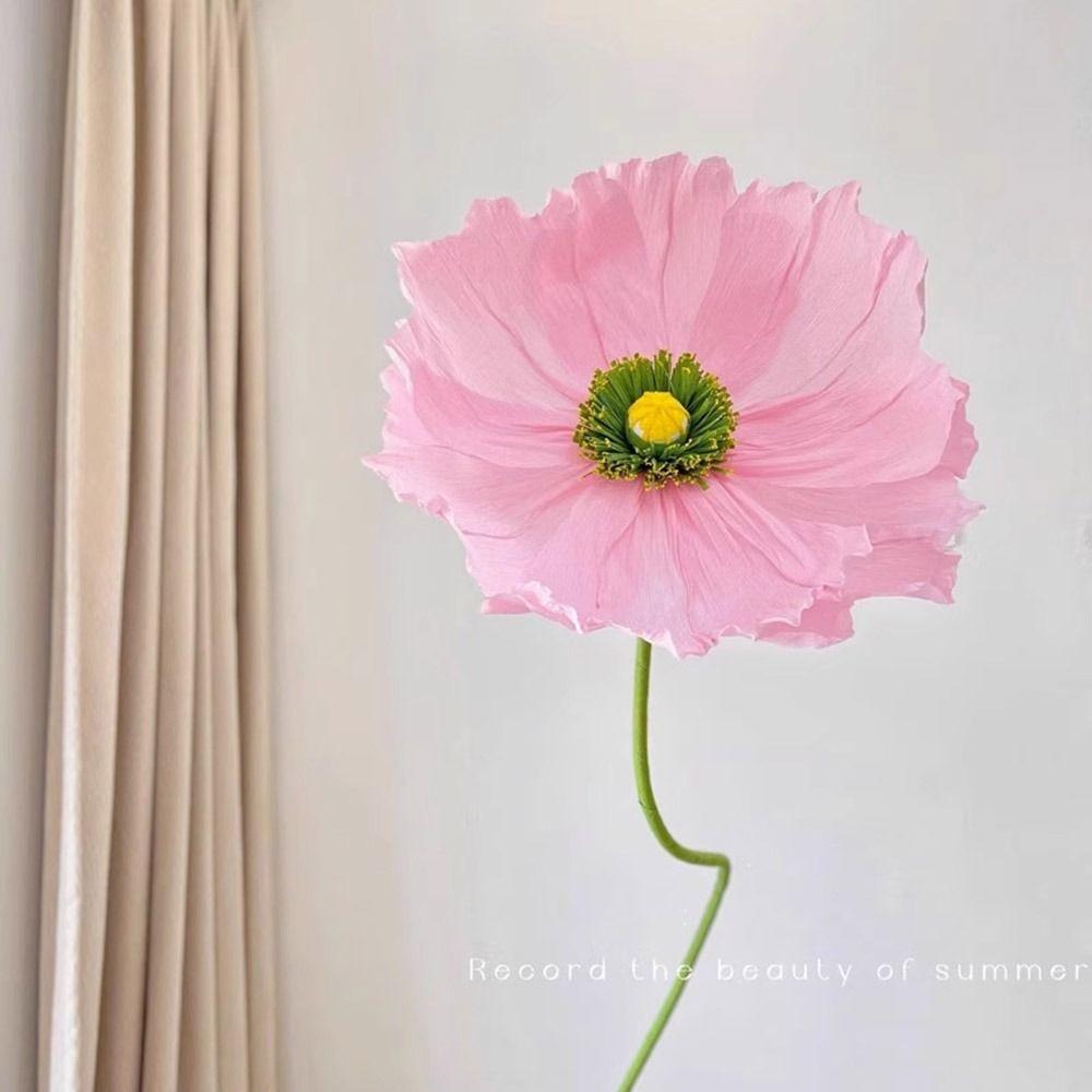 New 60cm Simulate Giant Flower giant Simulated Large Artificial Flower Paper Fake Flower Head Outdoor