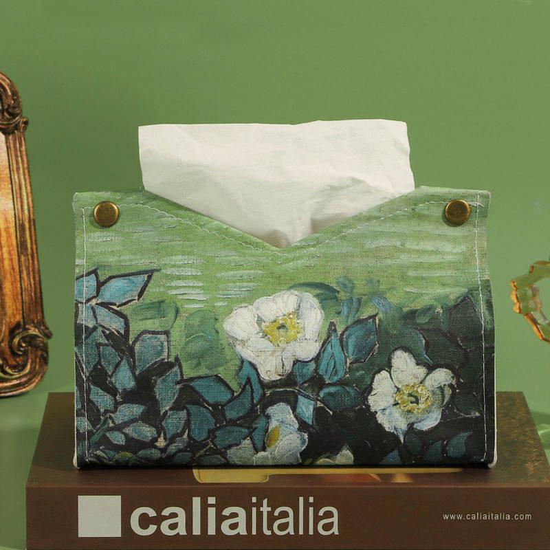 LIEIins Oil Painting Style Tissue Box