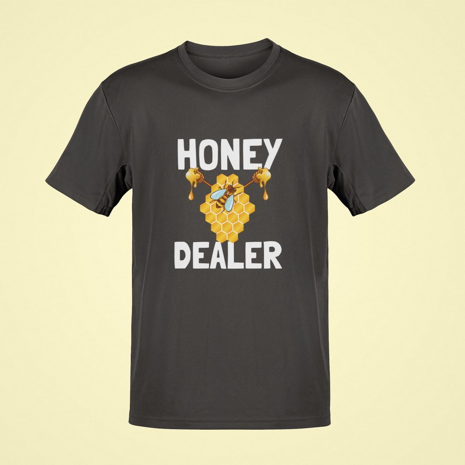 Funny Honey Dealer T-Shirt: Beehive Graphic Apiculture Gift 3XL