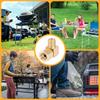 2Pcs LPG Gas Adapter Copper Elbow 90 Degree 1/4 Inch Left Thread Gas Hose Connector Fitting with 4 Raw Tapes for Camping Cookers