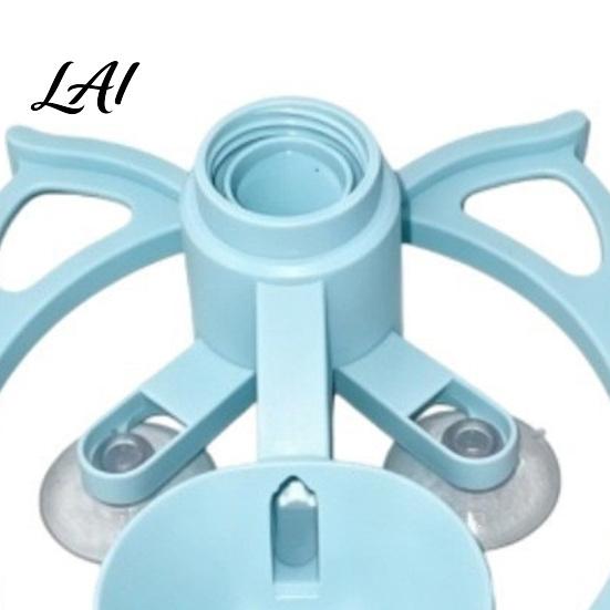 Indoor Cat Water Station Automatic Dispenser Bottle Adapter Pet Dispenser with Suction Cups Hydration System Non-Slip Portable Drinking for